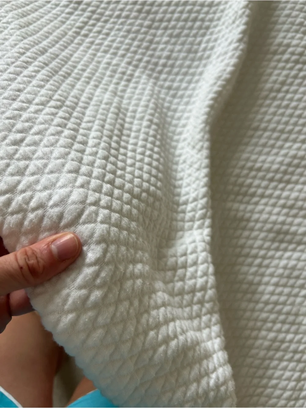 Fieldcrest by Target Cotton Knit Matelasse Quilted Duvet in Cream - Perfect!